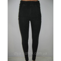 Джегінси жіночі — напівбатал, чорні, у добрих розмірах 2XL — 7XL Kenalin