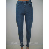 Модні жіночі джинси зі стразами, синього кольору KENALIN