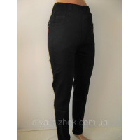 Джинси лосини, жіночі стрейч 30-36р. чорні Kenalin