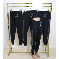 Штани жіночі спорт - шик стрази побокам р. "2XL -6XL Kenalin