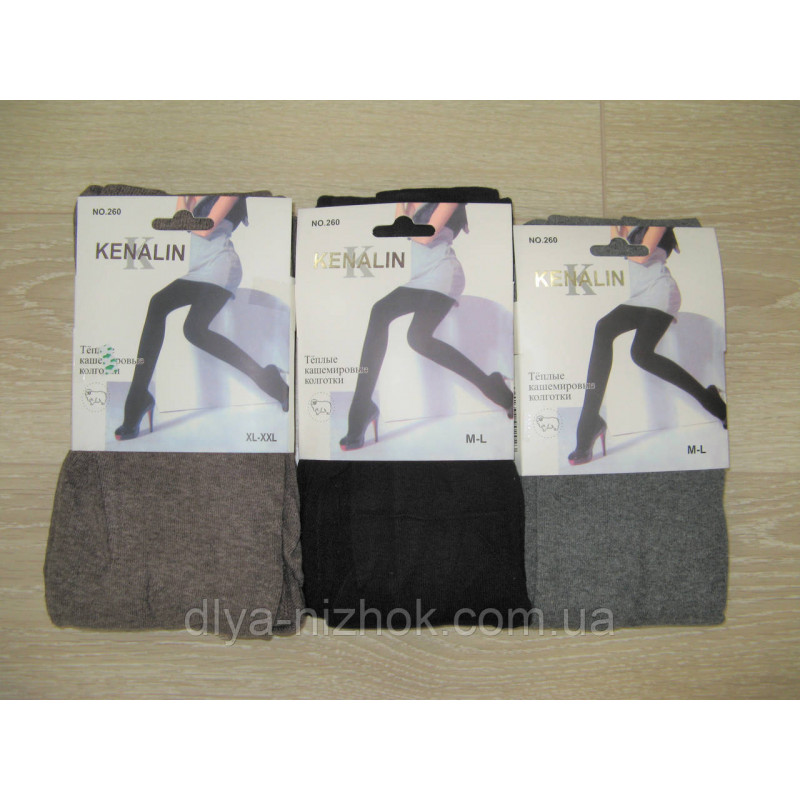 Купити Колготи жіночі теплі кашемірові з п'ятою M/L, XL/2XL 