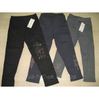 Лосини утеплені для дівчаток (на МЕХУ) Золото