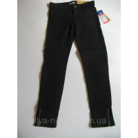 Модні джинсові штани для дівчаток із замками 134-158