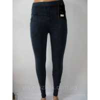 Лосини підліток джинсові чорні та сині Золото М 755-5