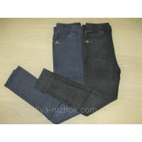 Модні джинсові лосини для дівчаток Ластівка з брошкою Муха 10-15 років