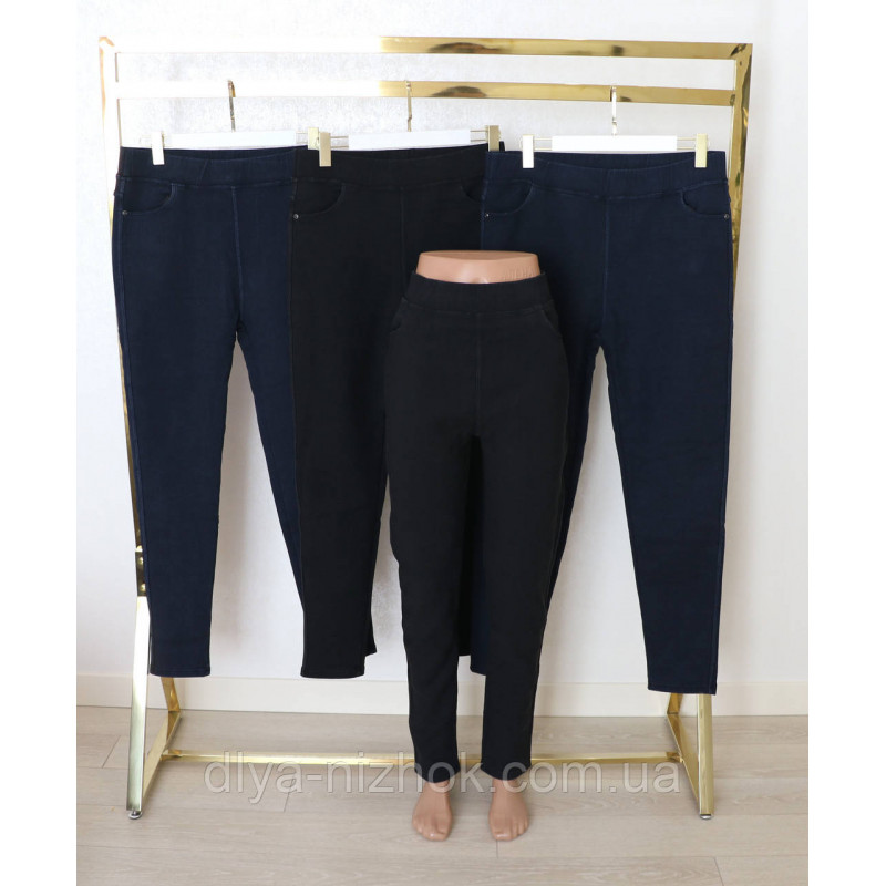Купити Джегінси  жіночі на  хутрі  , з  кишенями  , р.4XL-8XL  Kenalin оптом