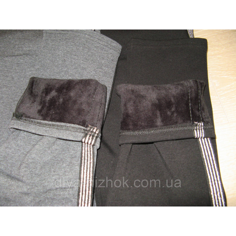 Купити Теплі жіночі штани на хутрі 4XL — 6XL з кишенями та лампасом Ойман ( Польща) оптом