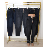 Джинси жіночі на стриженому  хутрі  , з  кишенями  та зав'язками на поясі , р.31-36 Золото