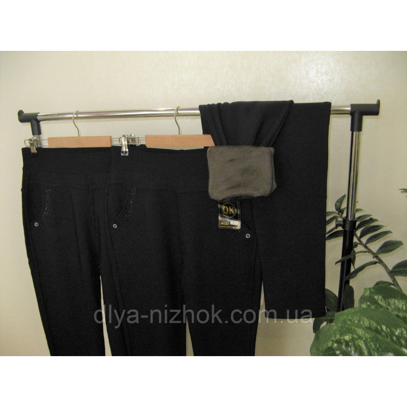 Купити Брюки жіночі  з карманами   на Хутрі , 5XL-7XL 