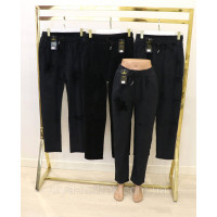 Велюрові жіночі штани  на хутрі  р. 2XL-6XL Kenalin