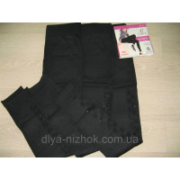 Безшовні лосини з хутром Термо широкий пояс Ластівка А 141