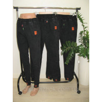 Джинси джогери жіночі батал на флісі та манжеті (розмір 5-10XL)