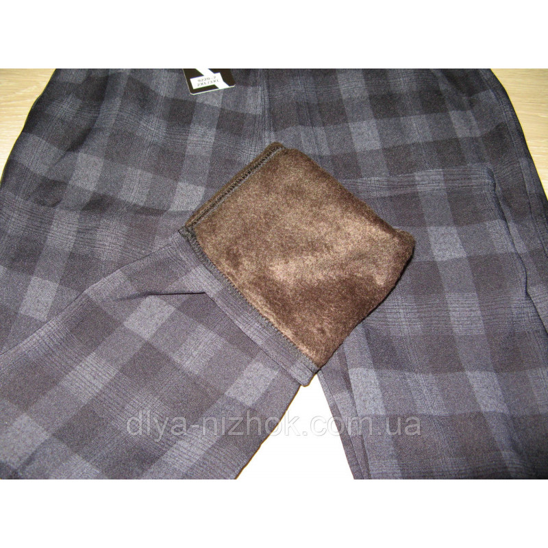 Купити Жіночі штани на Хутрі у велику карту р. 2XL-6XL Kenalin оптом