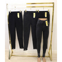 ДЖИНСИ ЖІНОЧІ НОРМА НА КОРОТКОМУ ХУТРІ (РОЗМІР М-4XL) АЛІЯ