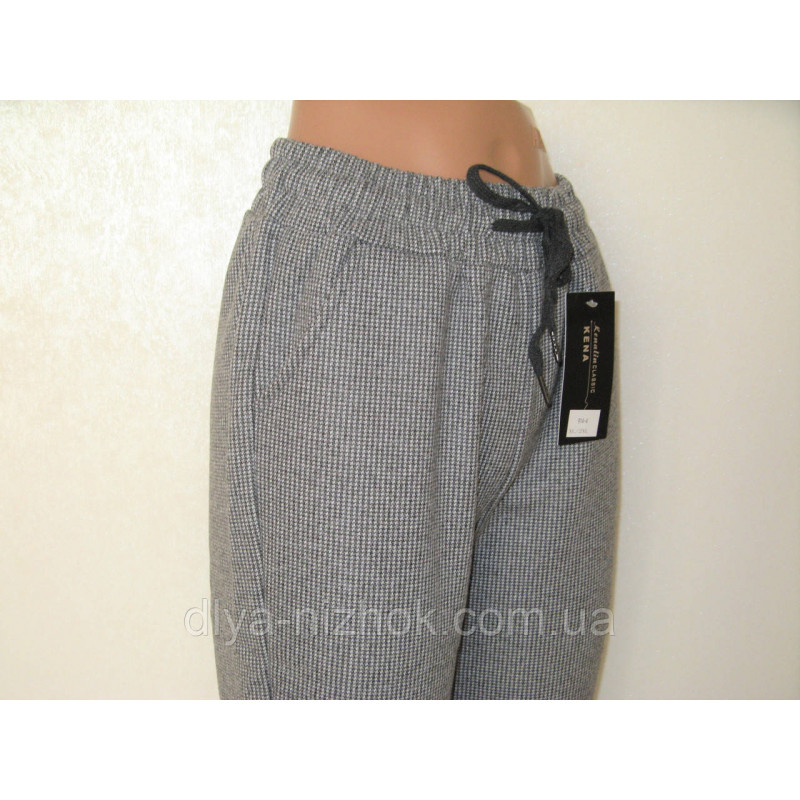 Купити Штани жіночі на хутрі XL — 5XL з кишенями Kenalin оптом