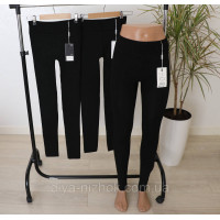 Лосіни-легінси Термо  утеплені на хутрі р.42-48  чорні KATAYA