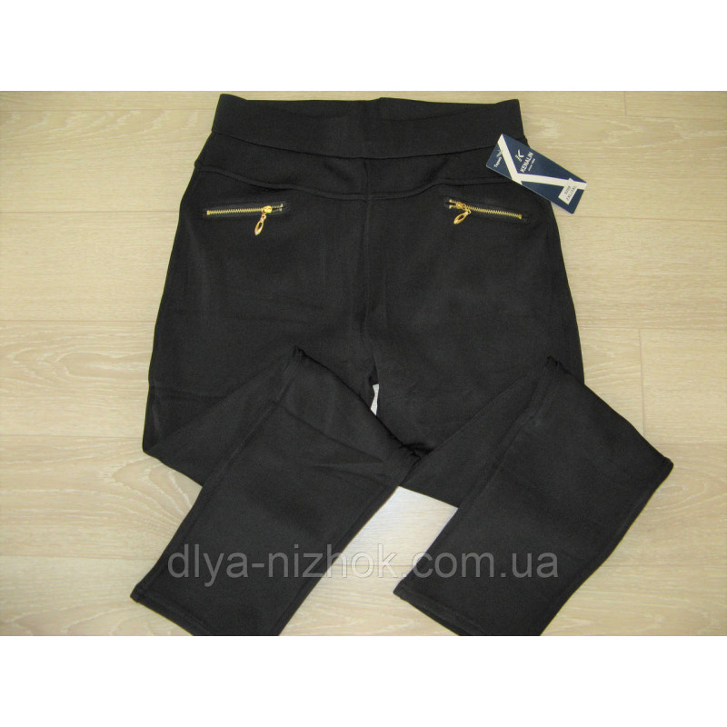 Купити Жіночі штани на хутрі чорні р. 2XL-6XL Kenalin оптом