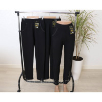 Штани жіночі ,  класична модель  утепленні на хутрі   р. 2-4 XL   Золото