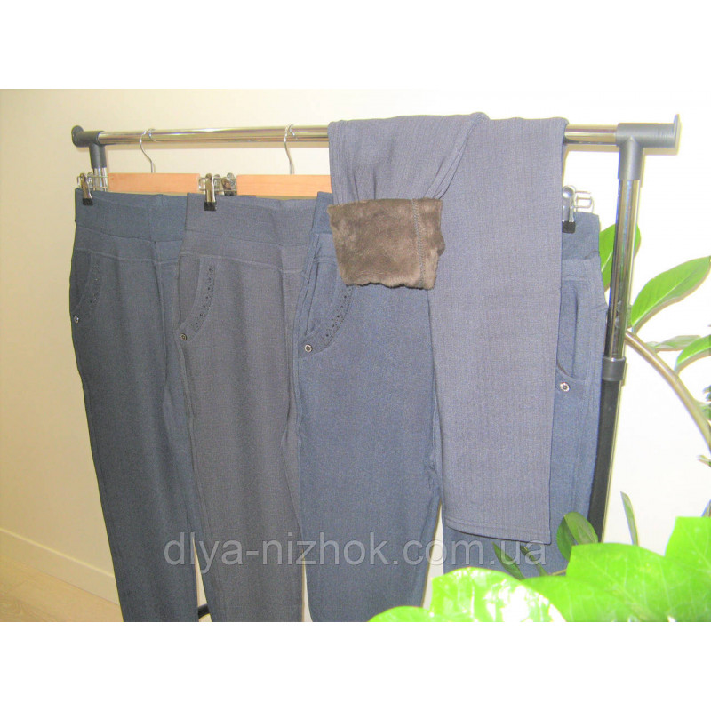 Купити Брюки жіночі  з карманами   на Хутрі , 5XL-7XL 