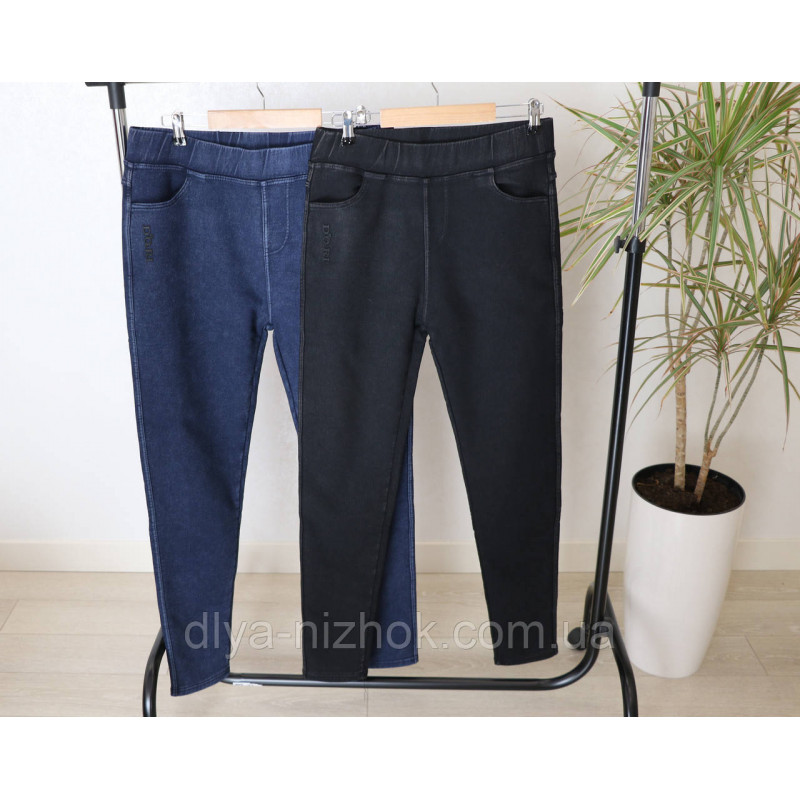 Купити Джегінси  жіночі на  хутрі  , з  кишенями  , р.2XL-6XL  Kenalin оптом