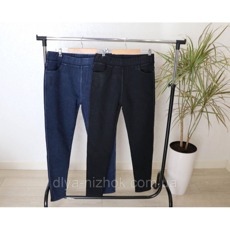 Купити Джегінси  жіночі на  хутрі  , з  кишенями  , р.2XL-6XL  Kenalin оптом