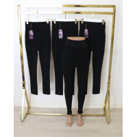 Лосіни-легінси жіночі утеплені кольоровим   хутром   6XL  1 шов Термо Шугуан