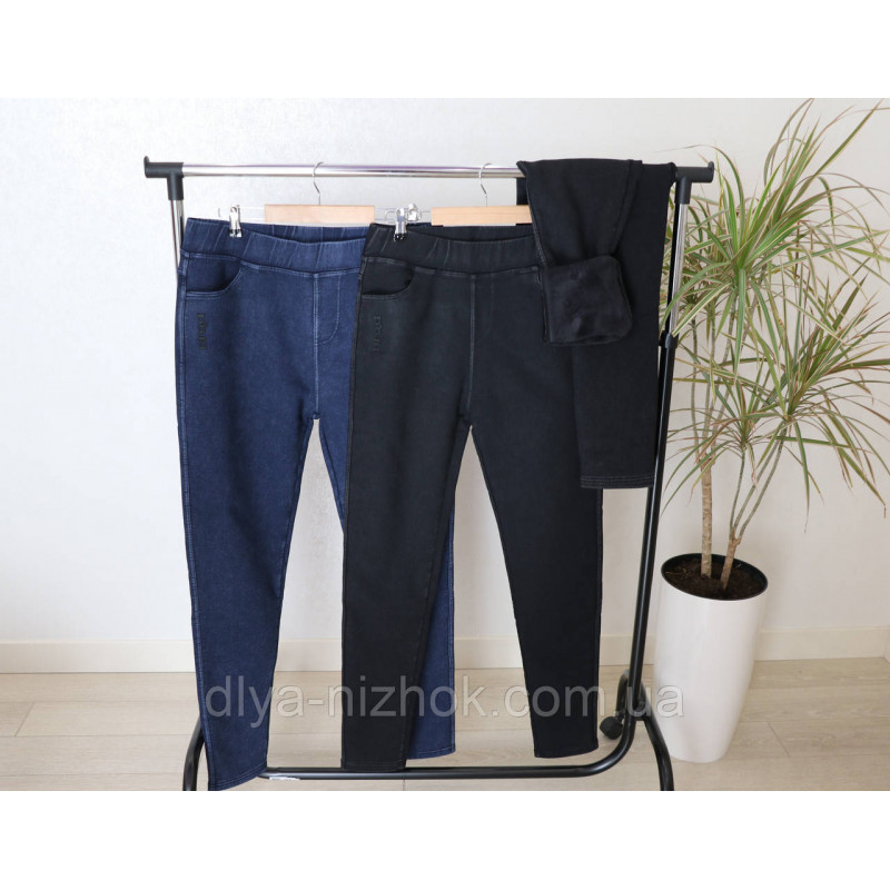 Купити Джегінси  жіночі на  хутрі  , з  кишенями  , р.2XL-6XL  Kenalin оптом