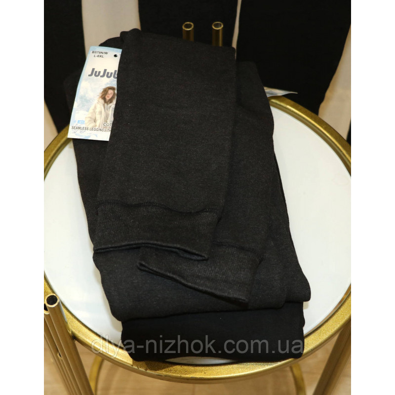 Купити Лосини жіночі , термо на хутрі  р.L-6XL(норма)   безшовні    JuJube оптом