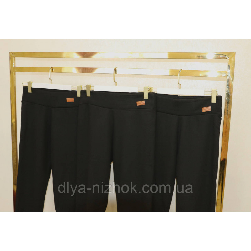 Купити Жіночі лосини  в рубчик  на хутрі,  широкий пояс   р. 3XL-6XL Кimbow оптом
