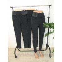 Джегінси жіночі утеплені на байці  з широким поясом р. S-2XL Kenalin