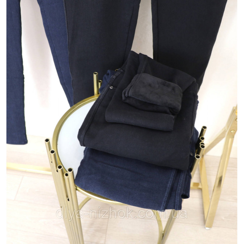 Купити Джегінси  жіночі на  хутрі  , з  кишенями  , р.4XL-8XL  Kenalin оптом