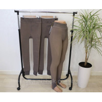 Трендові жіночі лосини з ефектом прозорості  на  хутрі зі штрипками  (розмір 4XL ) Шугуан