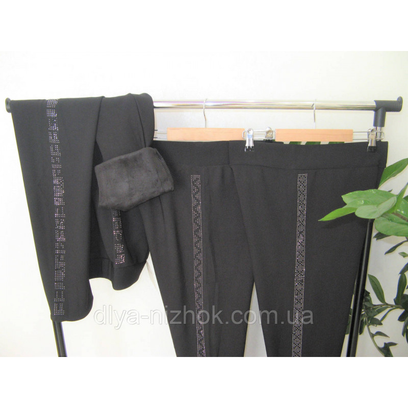 Купити Брюки жіночі  з карманами   на Хутрі , 5XL-7XL 