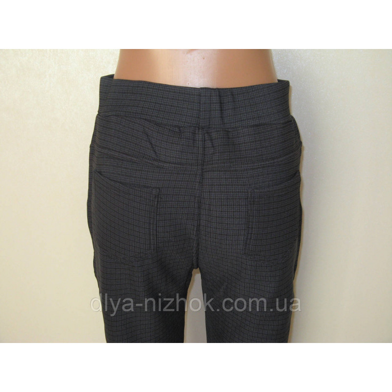 Купити Жіночі штани на хутрі в дрібну карту р. 2XL-6XL Kenalin оптом