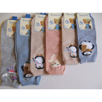 Шкарпетки дитячі підліток для дівчаток звірятка Золото