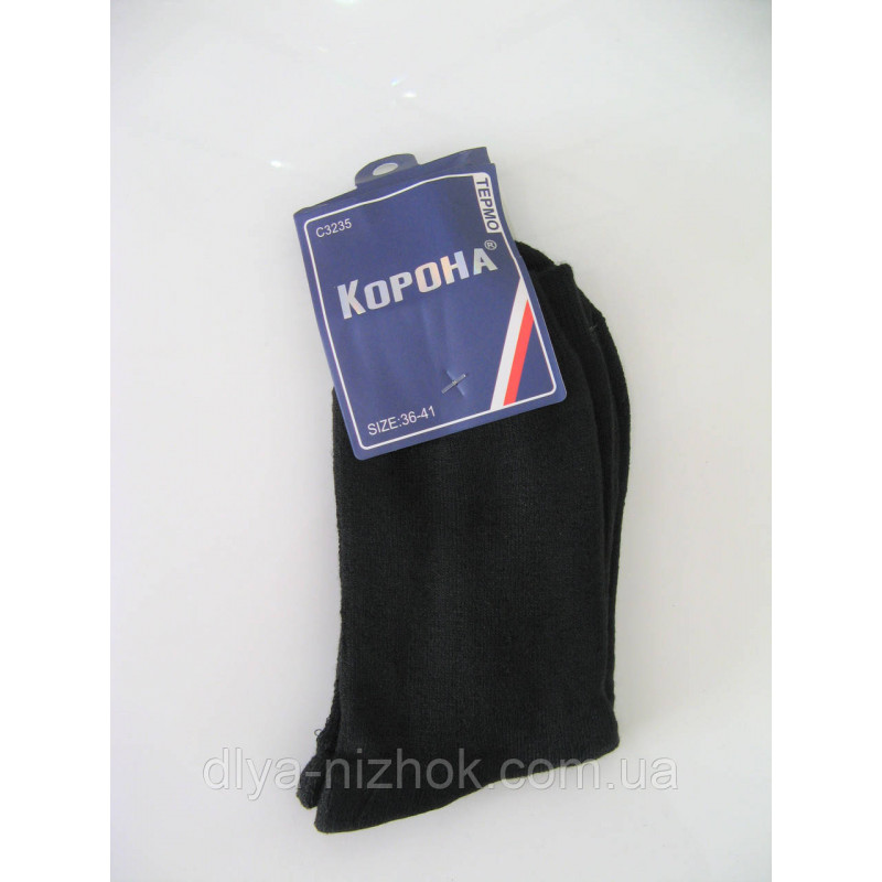 Купити Теплі підліткові  шкарпетки махрові , р-р 36-41 Корона оптом