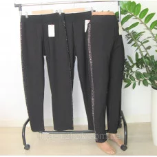 Брюки жіночі  з карманами   на Хутрі , 5XL-7XL 