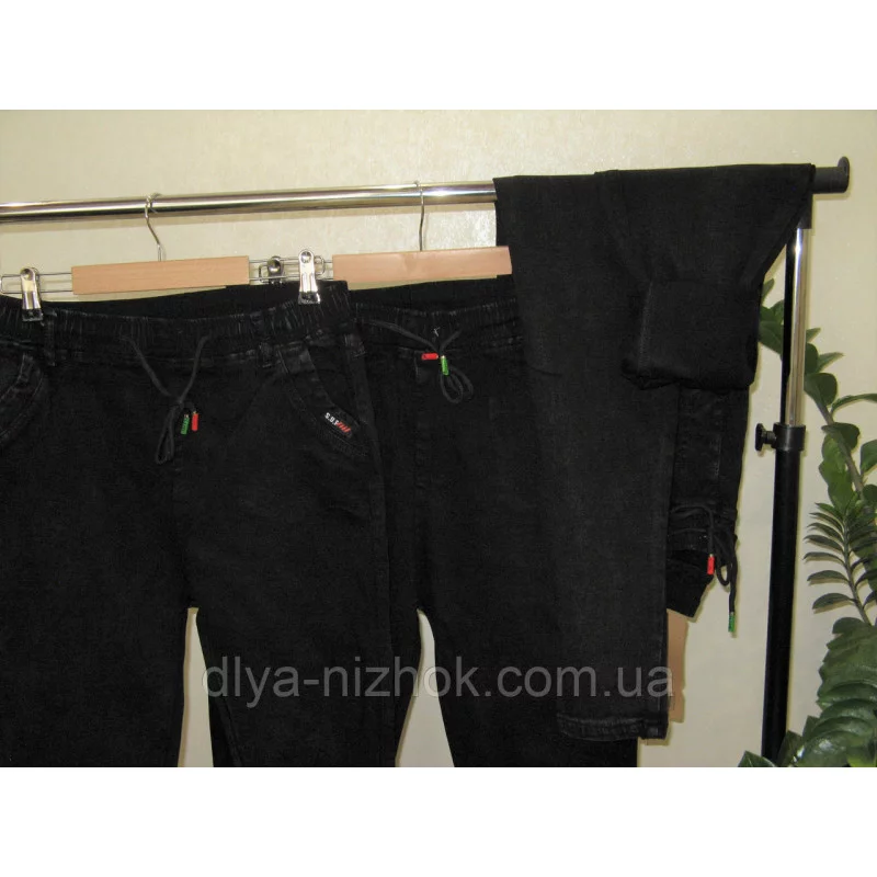 Купити Джинси джогери жіночі батал на флісі (розмір 5-10XL) оптом
